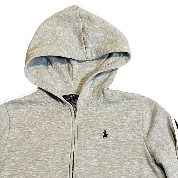 Kid’s Polo Ralph Lauren Matching Set Size Large 12-14 Gray Blue Pink - Picture 4 of 4